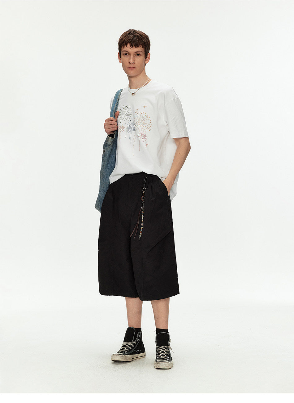Oversized T-Shirt with Embroidery