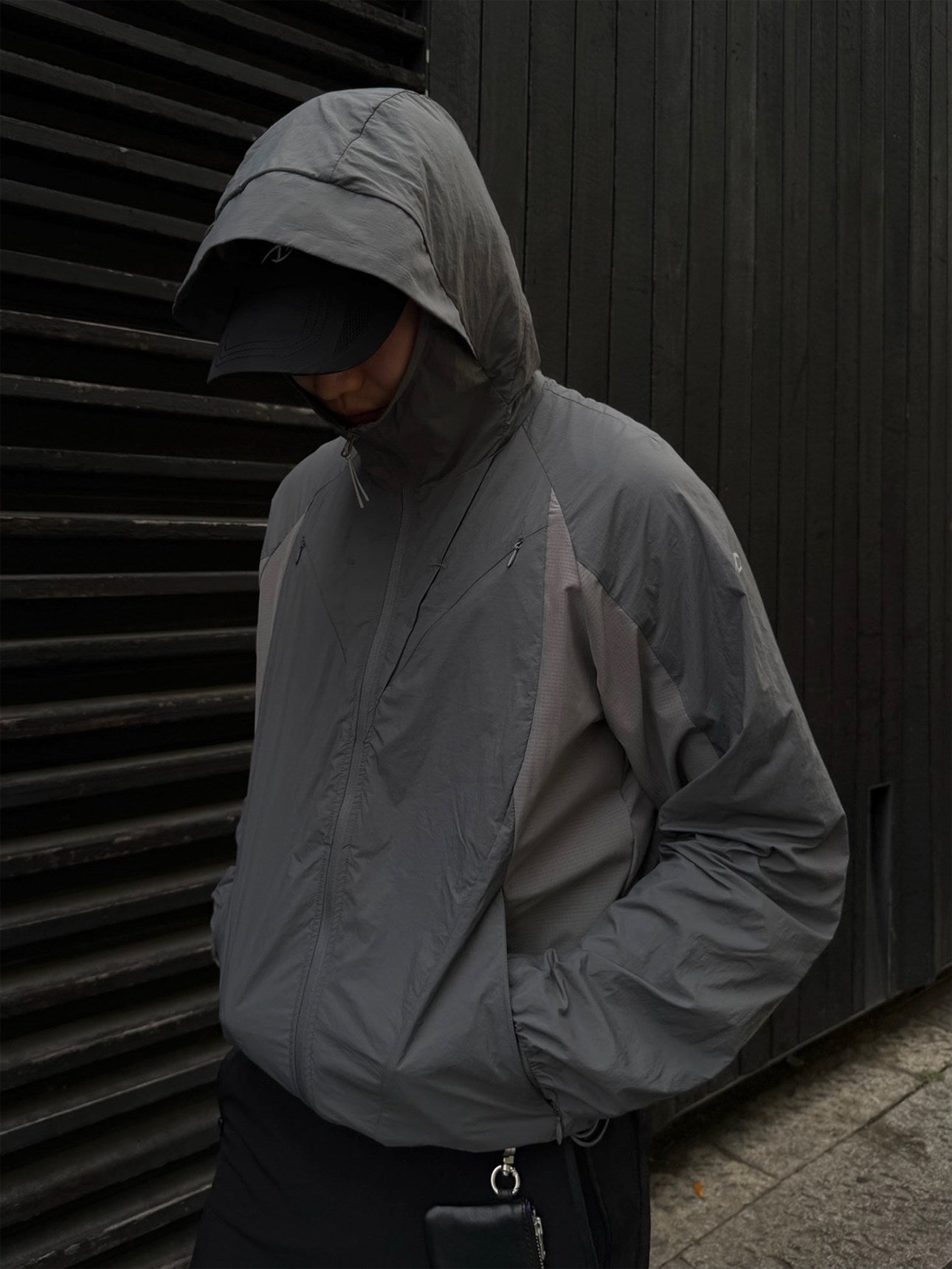 Hooded Sun Protection Zipper Jacket