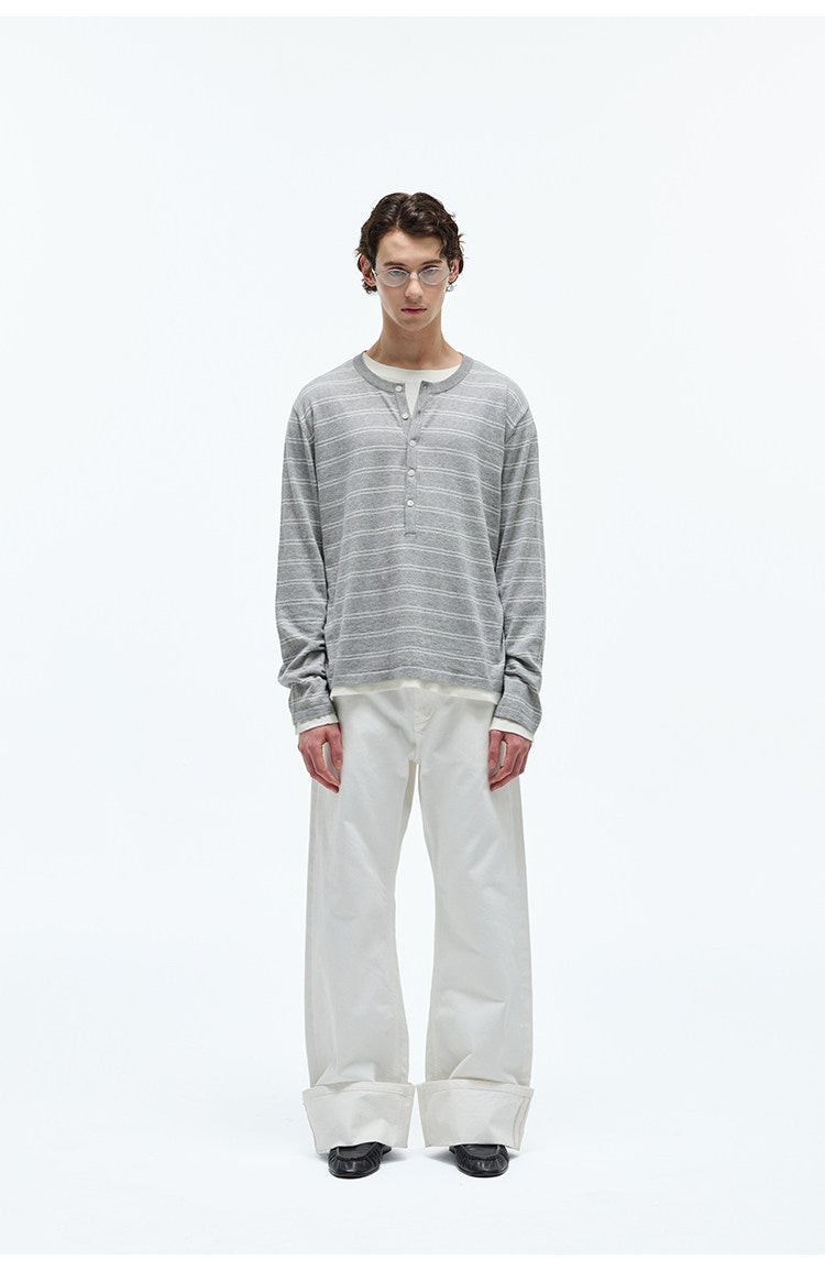 Natural Cotton Yarn T-Shirt