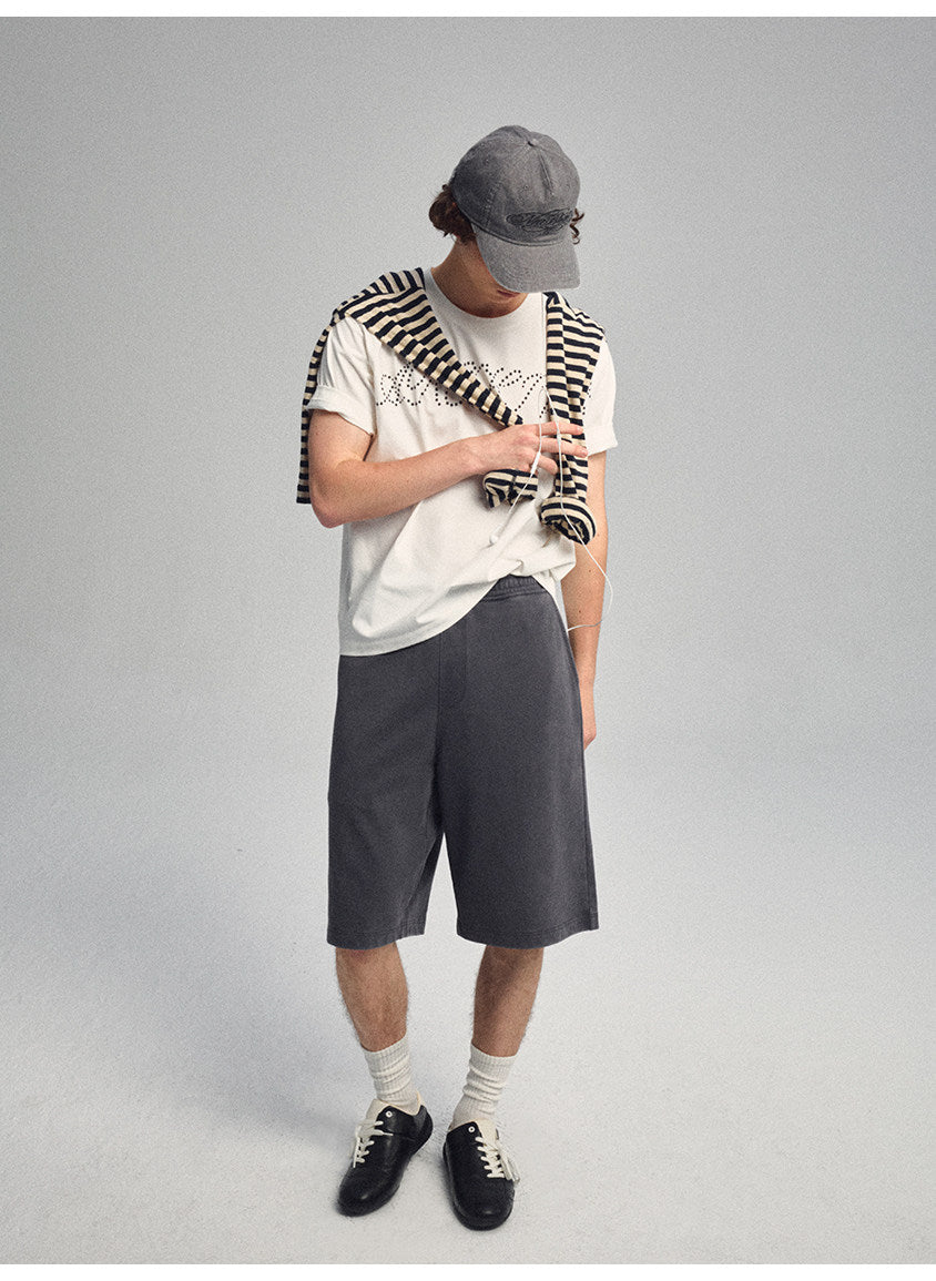 Narrow Round-Neck Standard T-Shirt