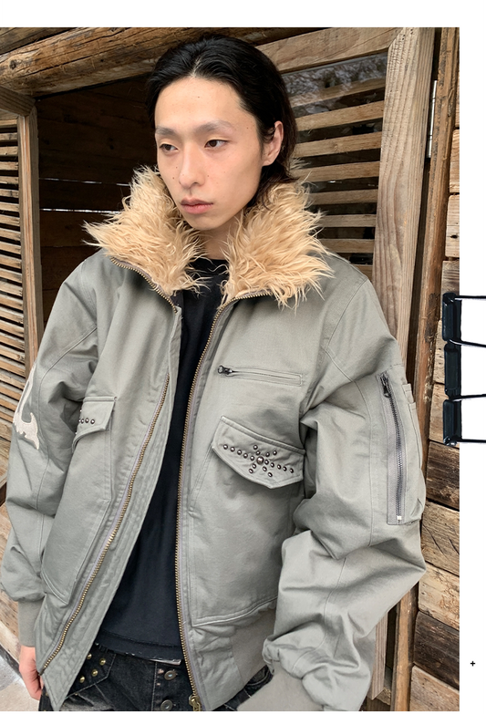 Western-Style Motorcycle Hunting Jacket