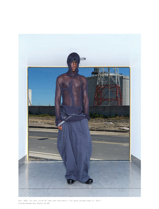 Irregular Cut Wide Leg Pants