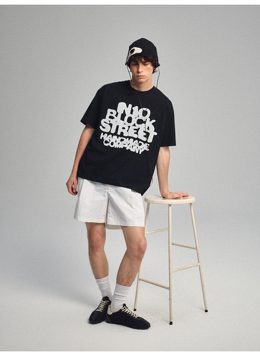 Cooling Water-Pulp Print T-Shirt