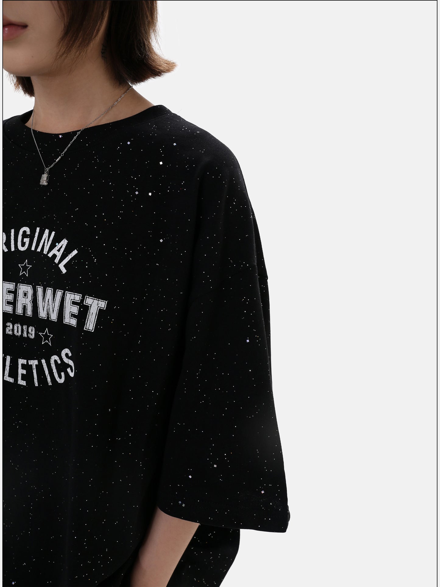 Casual Sequin-Print T-Shirt
