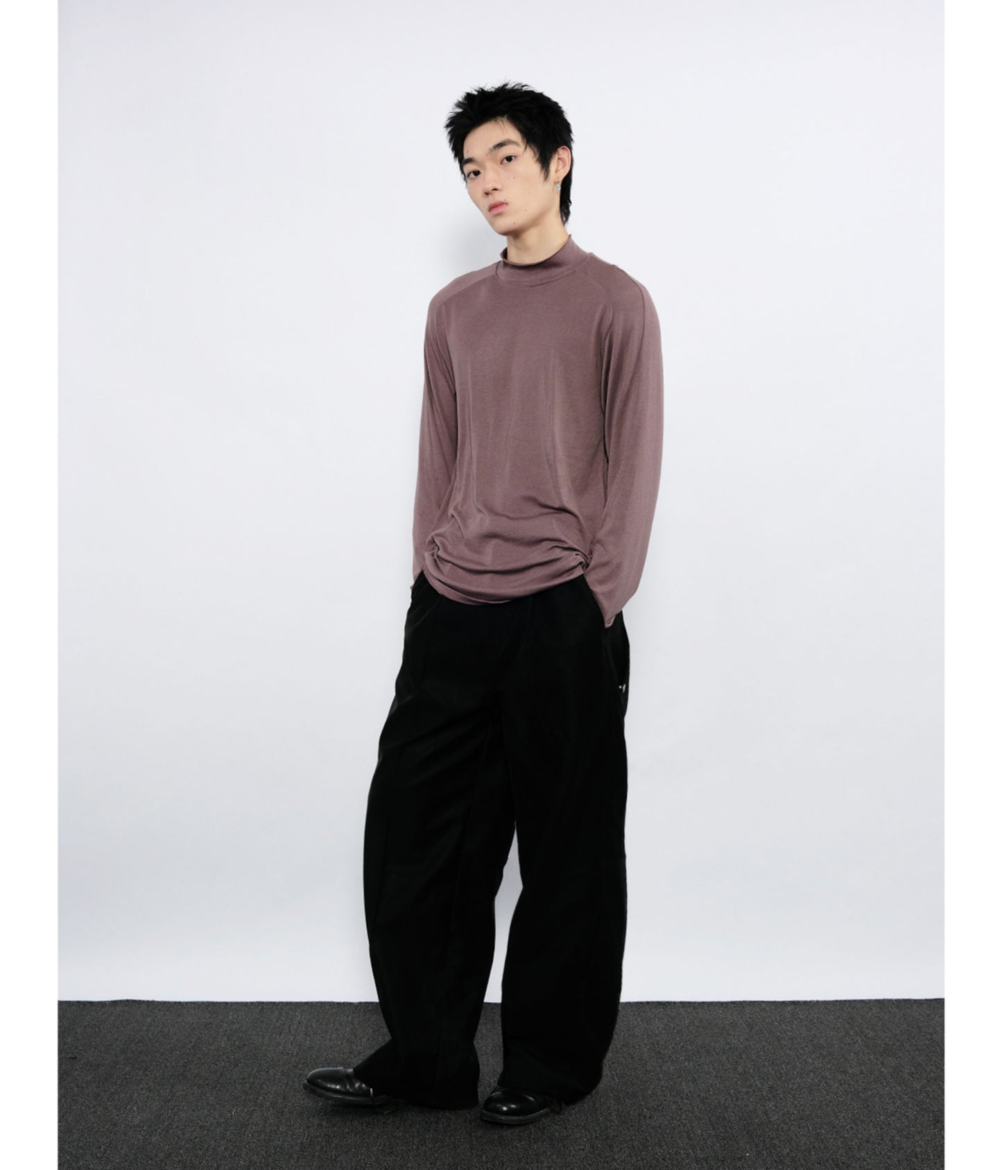 Leather Workwear Casual Pants