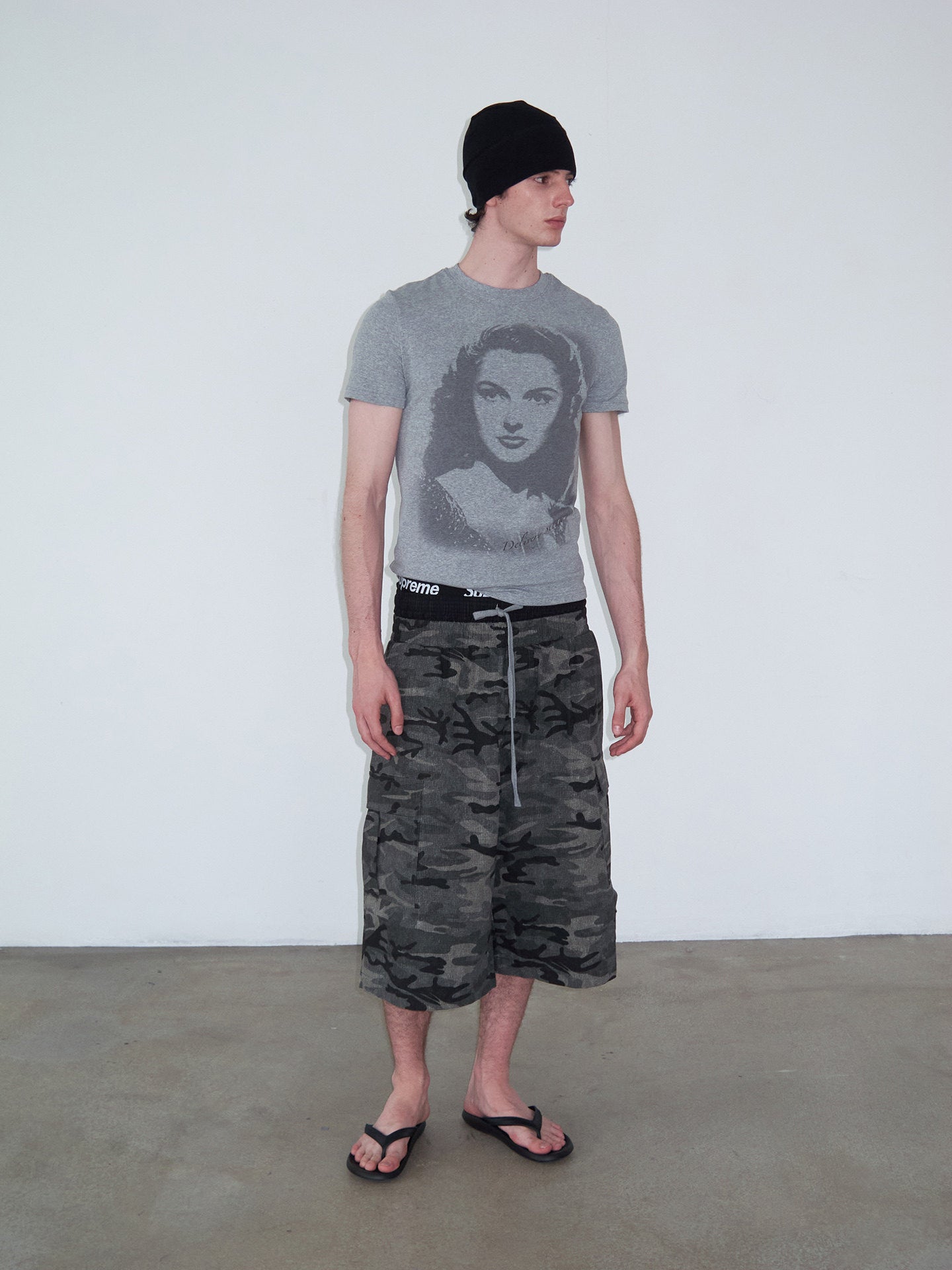 Vintage Portrait Print T-Shirt