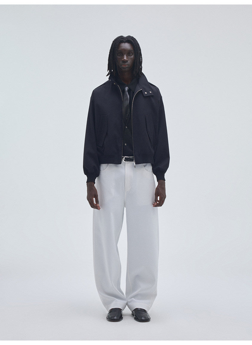 Semi-Stretch Waist Casual Pants