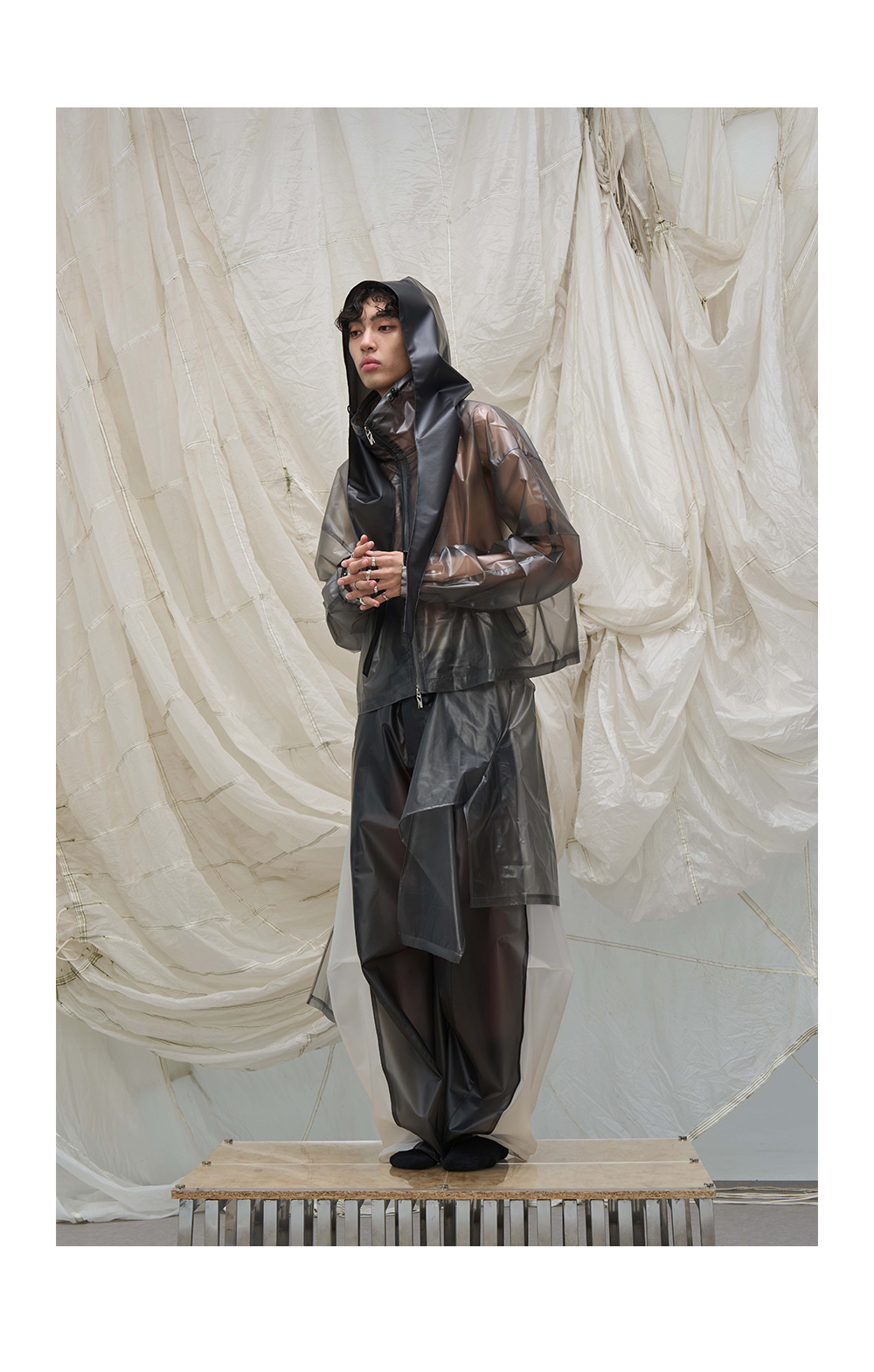 Machete Silhouette Rain Pants