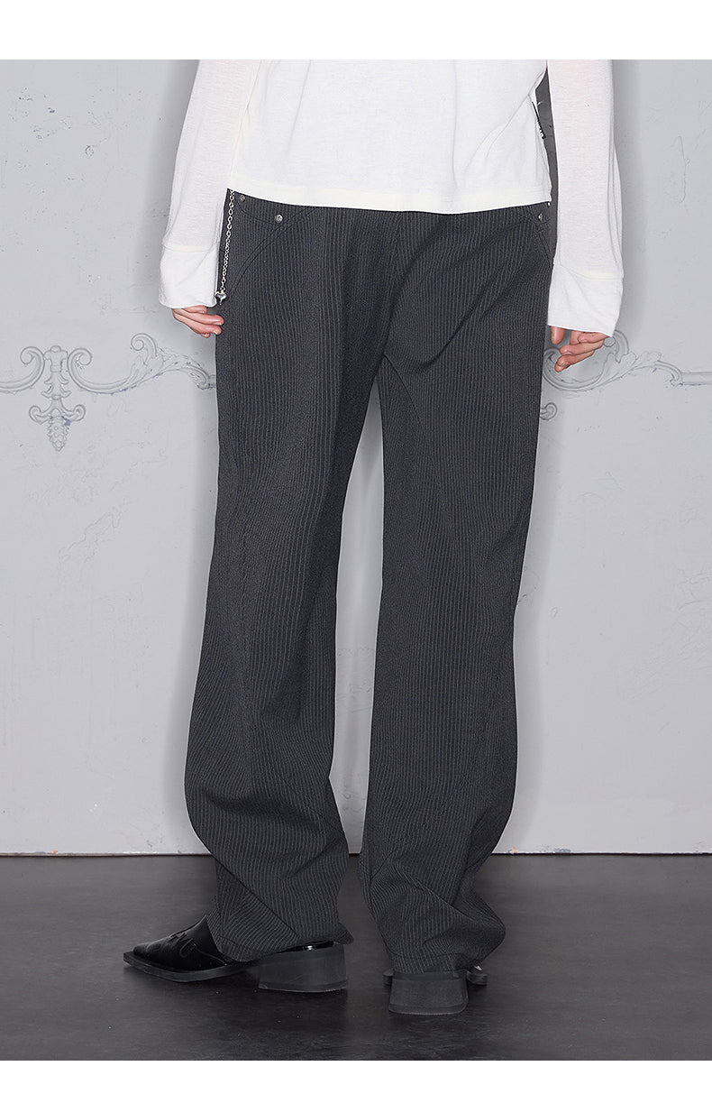 Classic Striped Casual Pants