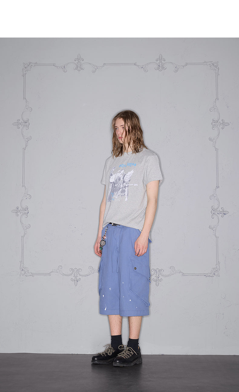 Letter Character Print T-Shirt