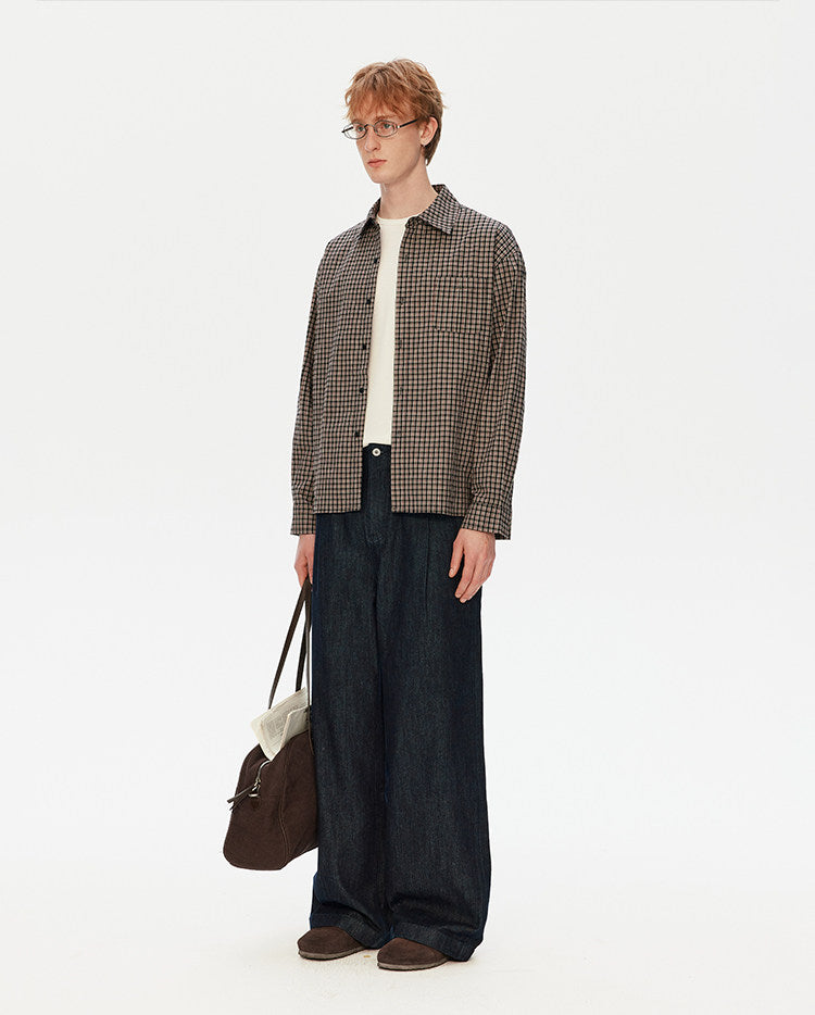 Old Money Style Check Shirt