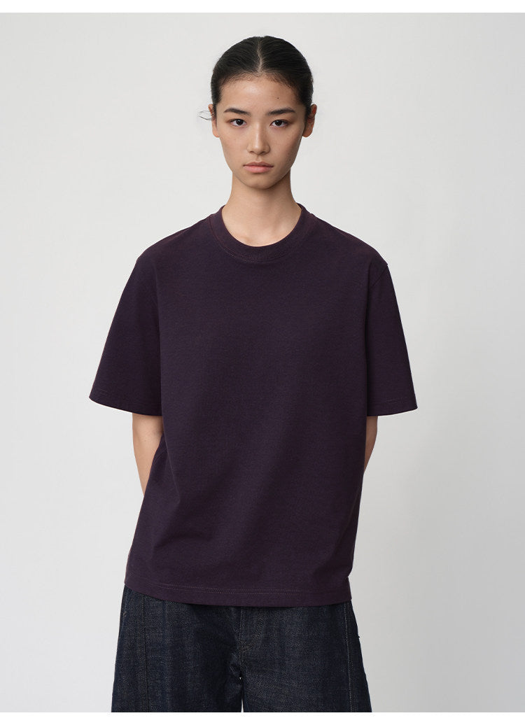 Relaxed-Fit Basic Round-Neck T-Shirt