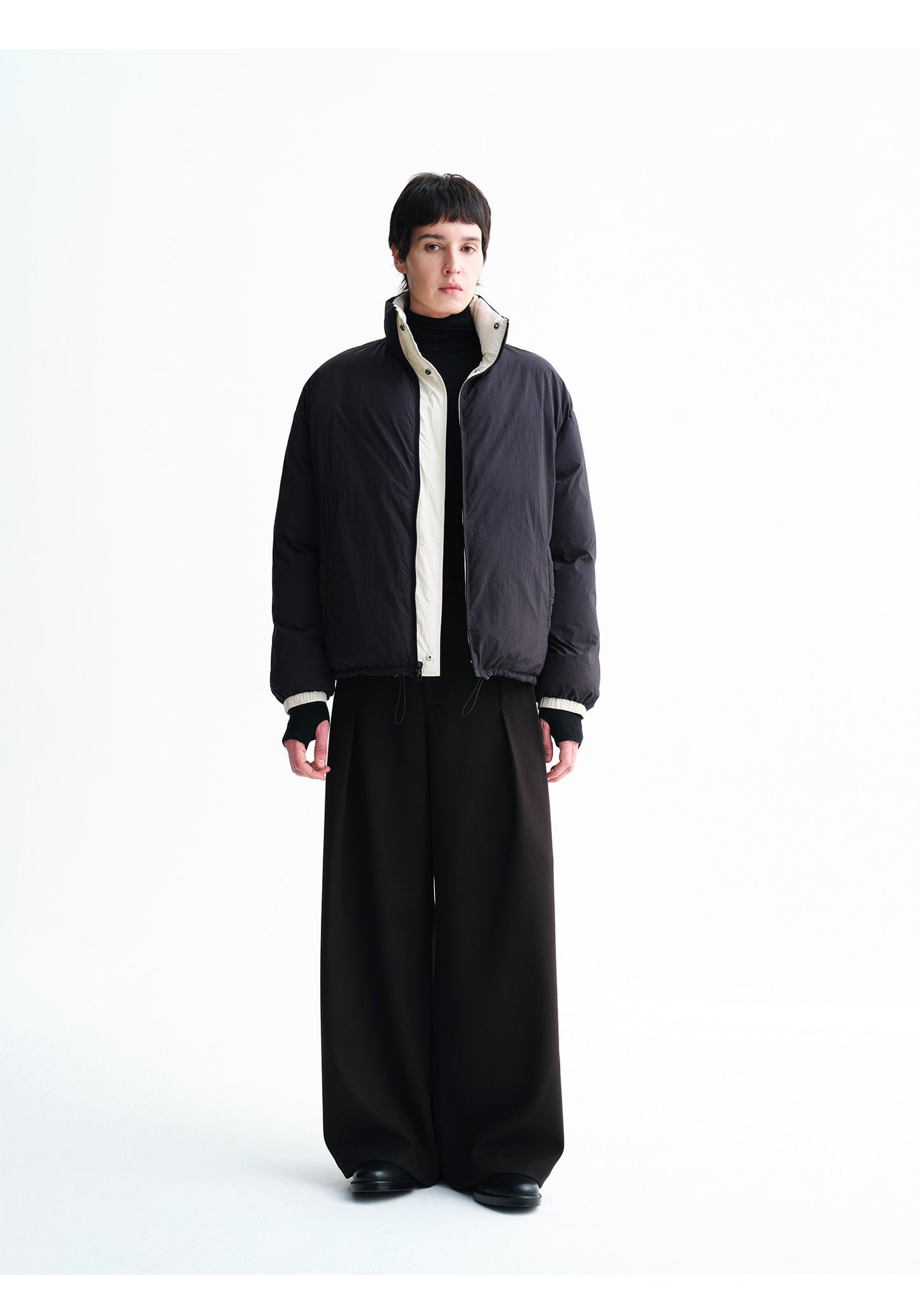 Short Reversible Cotton Jacket