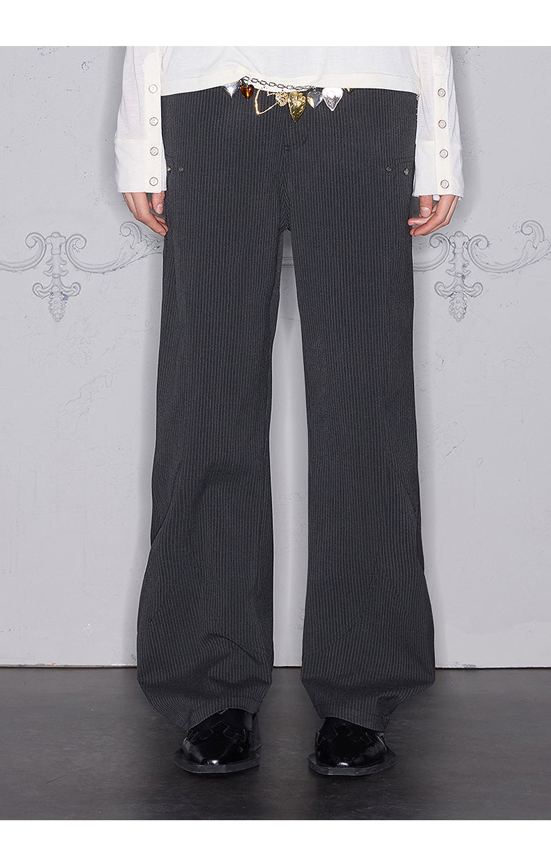 Classic Striped Casual Pants