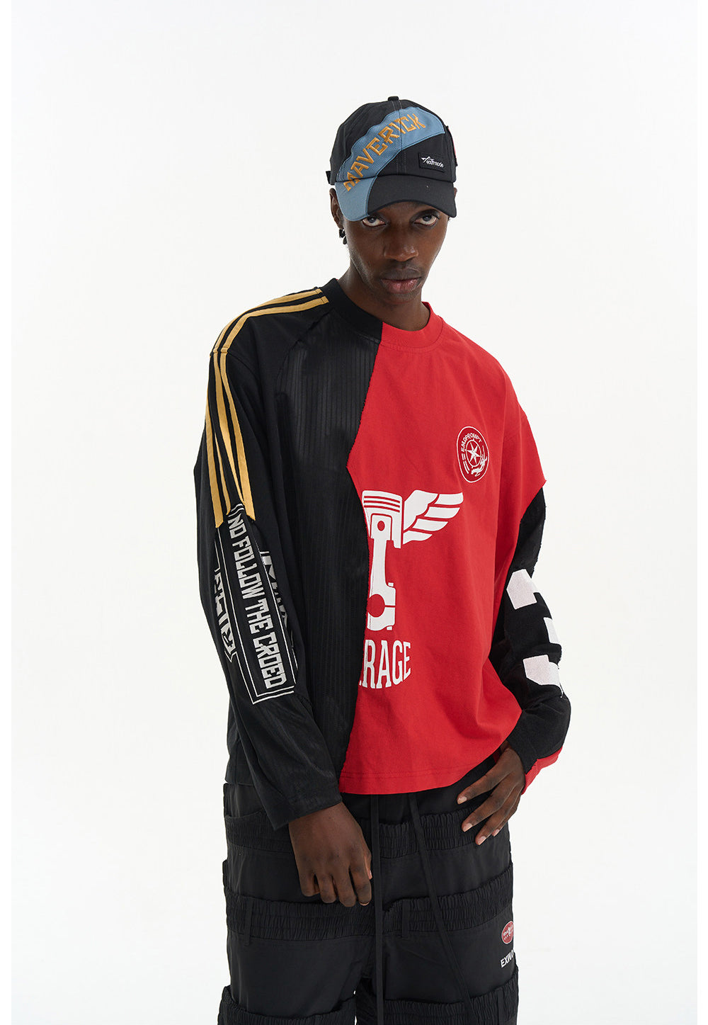 Color Block Patchwork T-Shirt