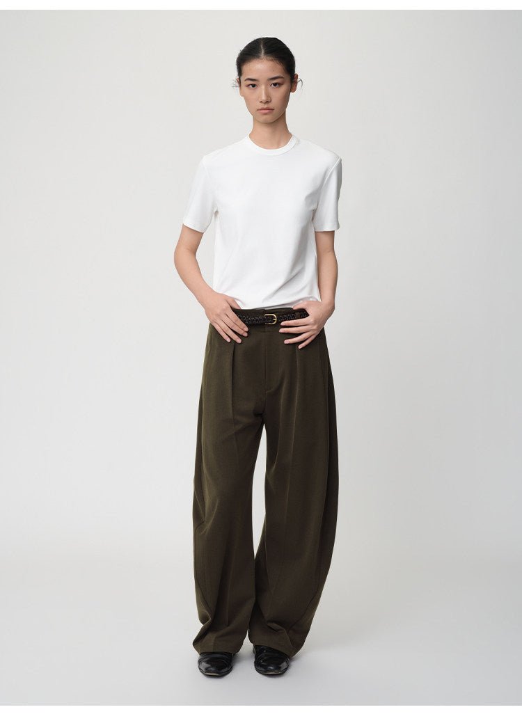Retro-Style Casual Pants