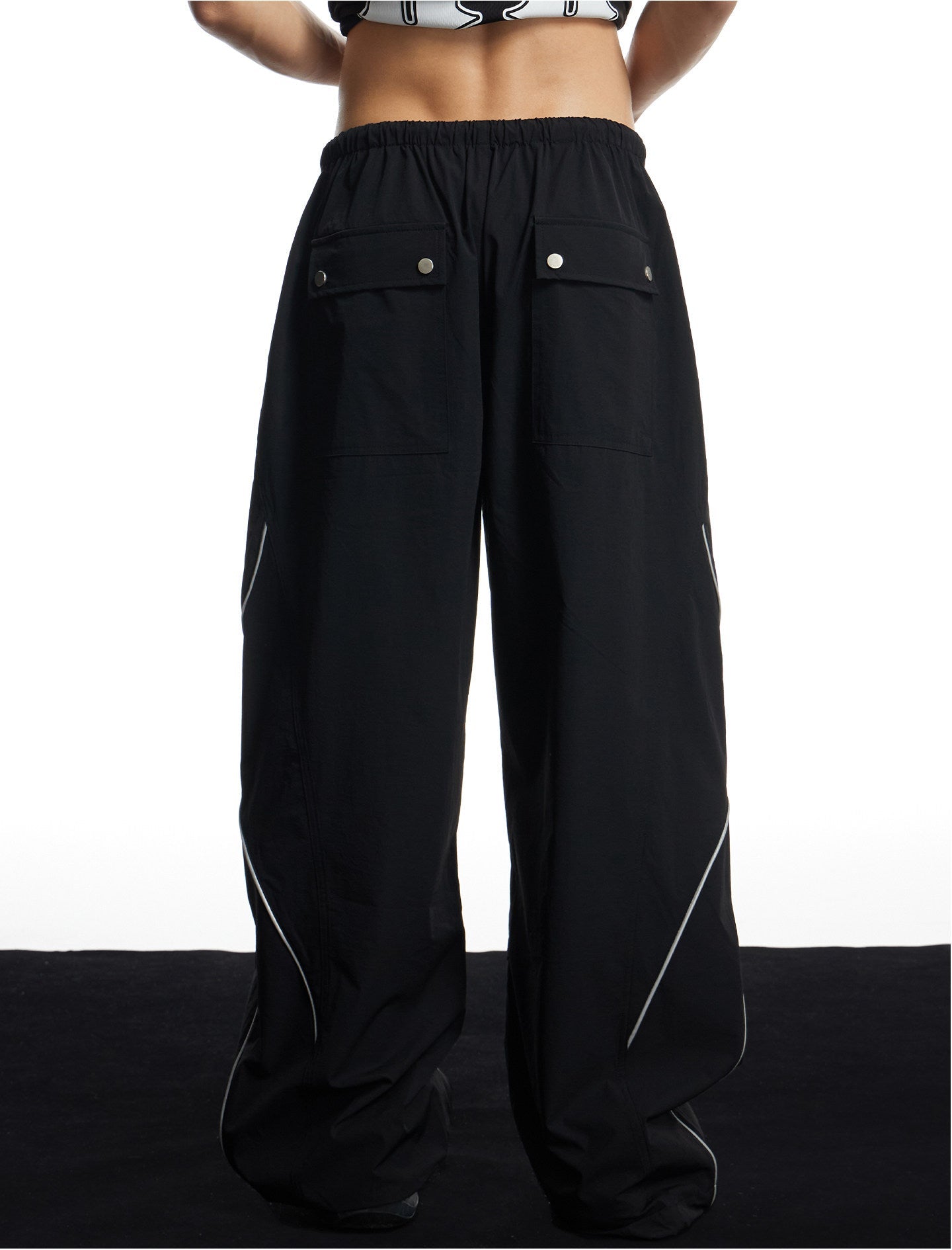 Reflective Strip Sports Pants