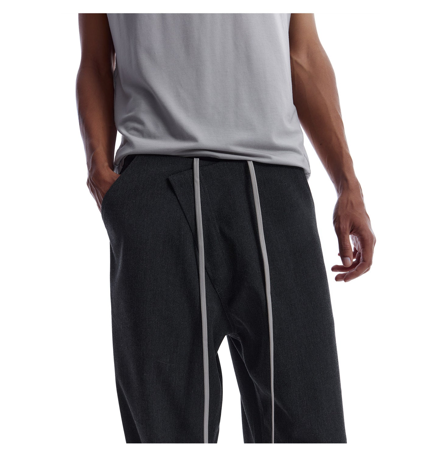 Casual Stretch Sweatpants with Elastic Waistband
