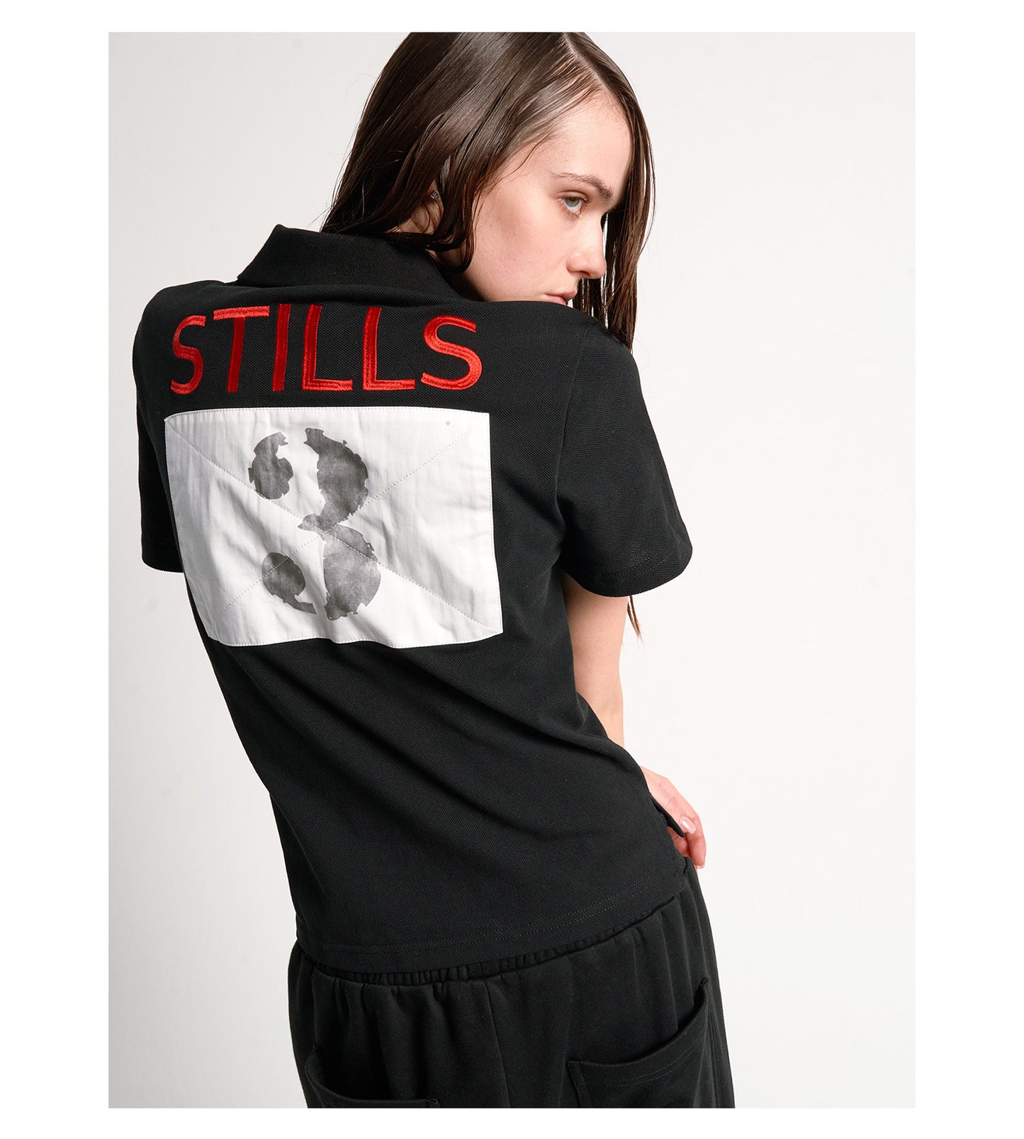 Embroidered and Appliquéd Polo Shirt