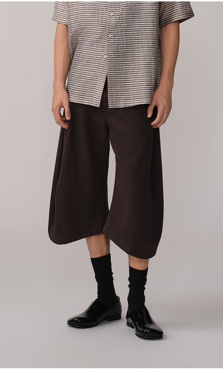 Loose-Fit Casual 3/4-Length Shorts