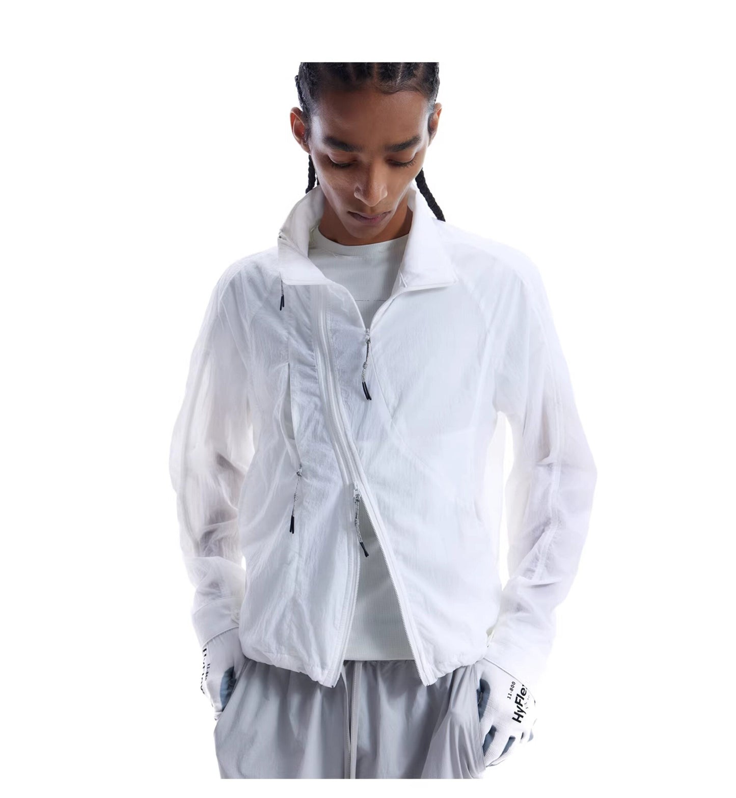 Sheer Stand-Up Collar Sun Protection Jacket