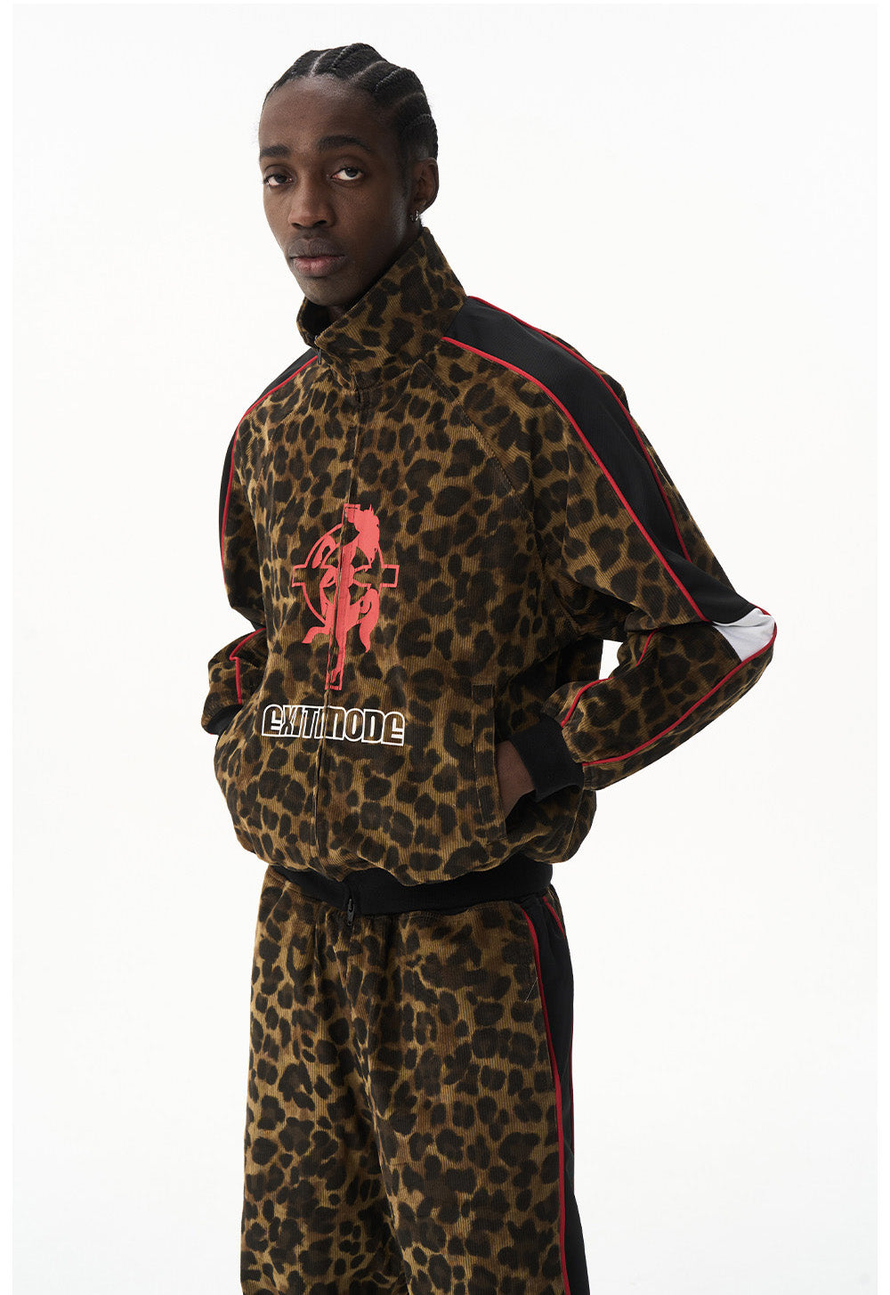 Retro Leopard Print Jacket