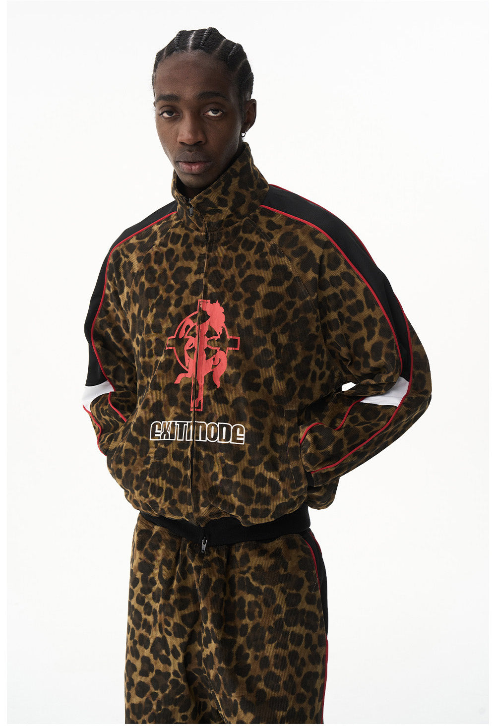 Retro Leopard Print Jacket