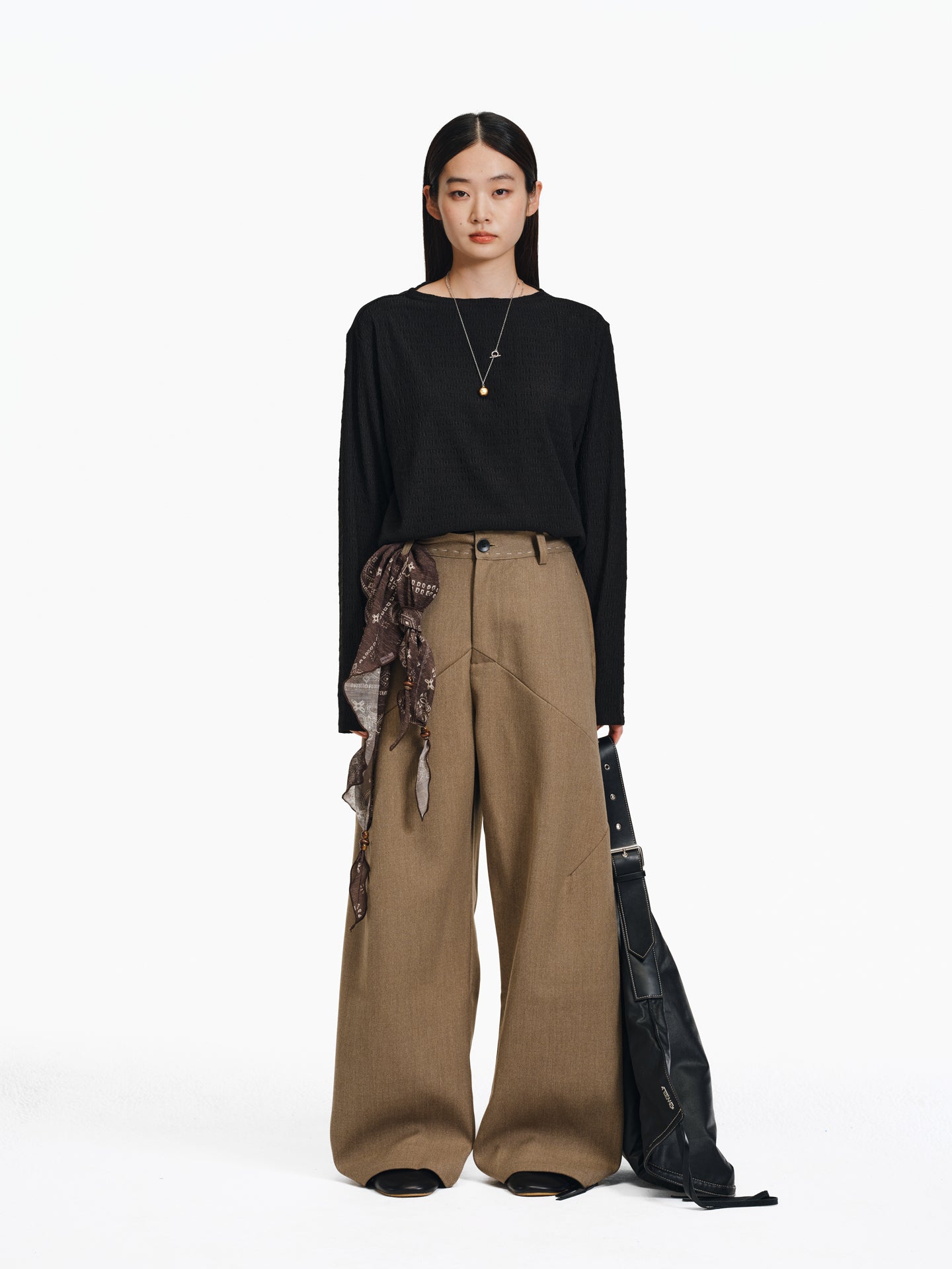 A-line casual pants