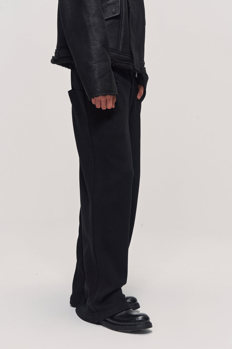 Knit Straight Casual Pants