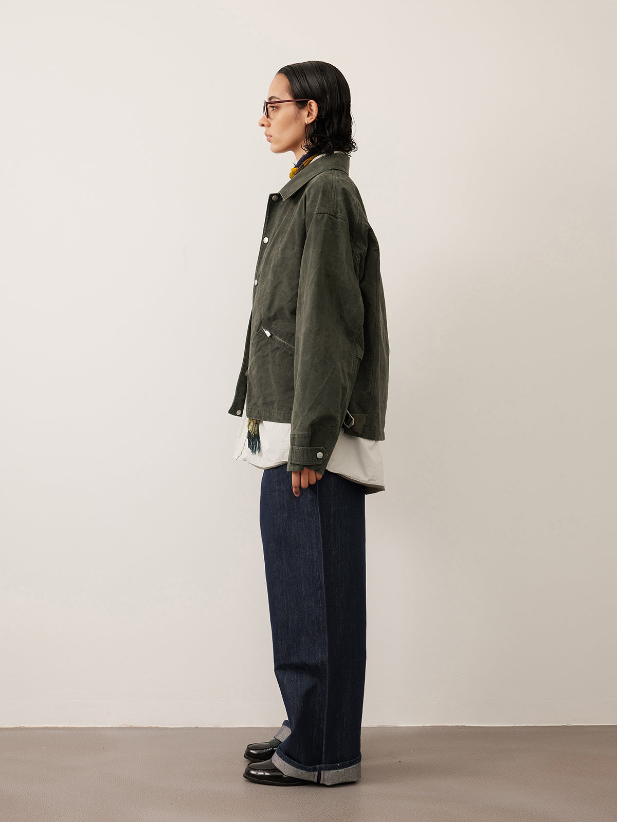 Washed Damaged Coach Jacket