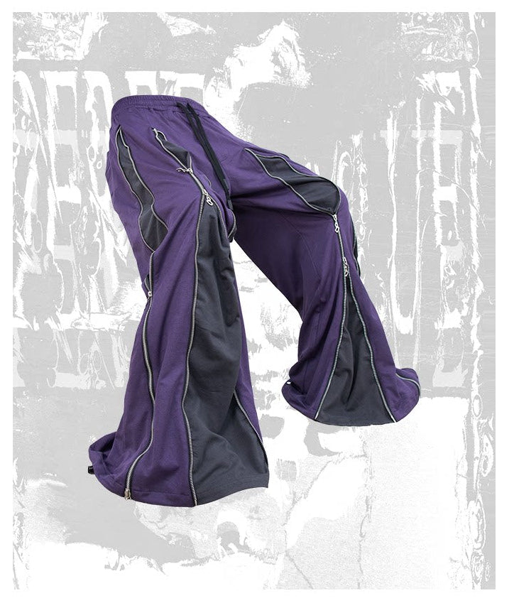 Multi-Zip Sweatpants