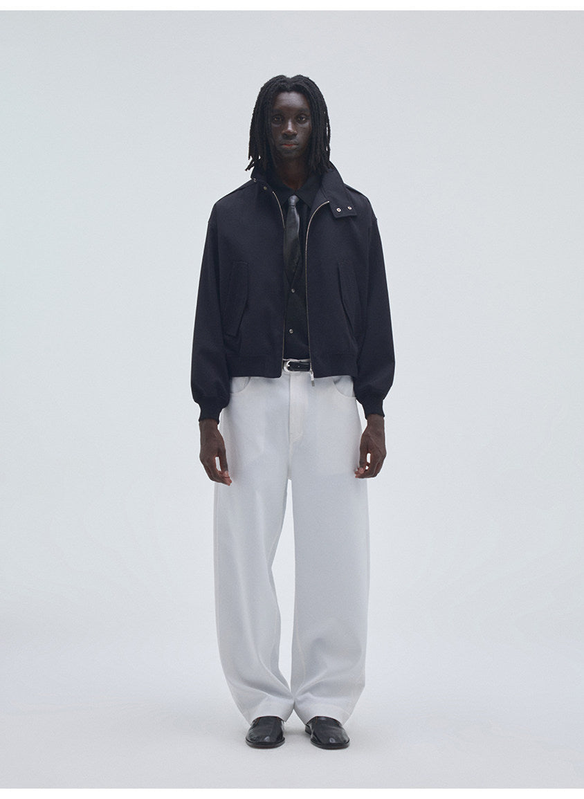 Lightweight Square-Collar Casual Shirt