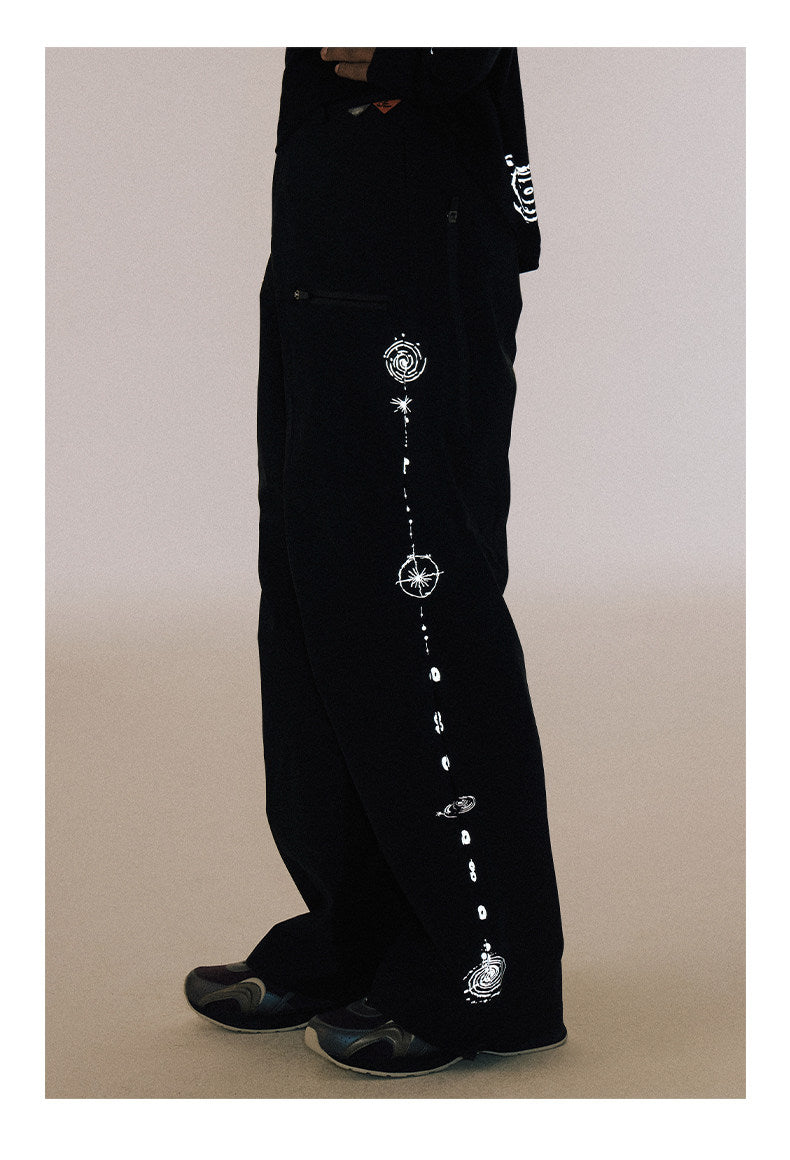 Waterproof and Oil-Resistant Functional Casual Pants