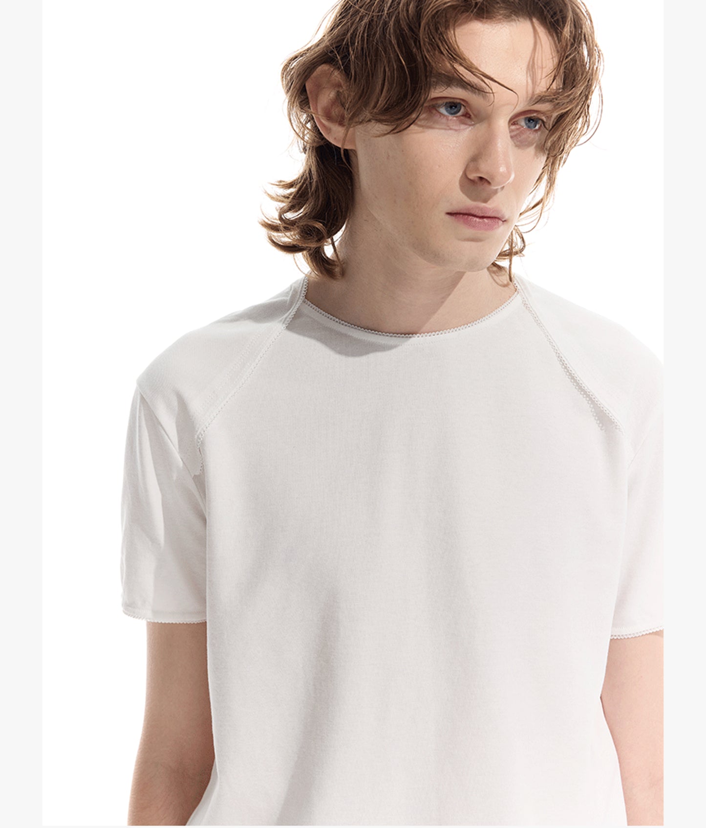 Raglan Basic Slim Fit T-Shirt