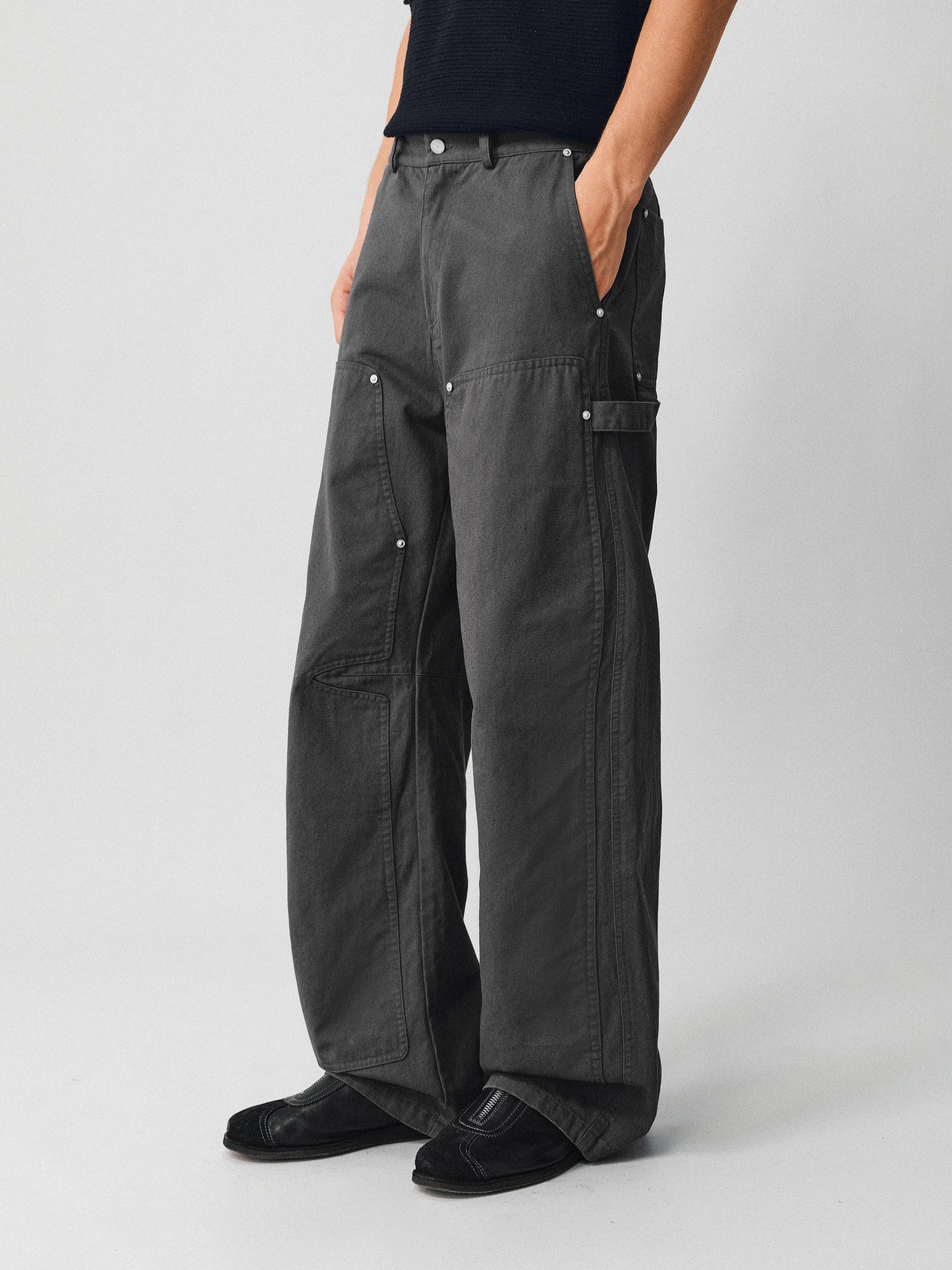 Curved-Blade Work Pants