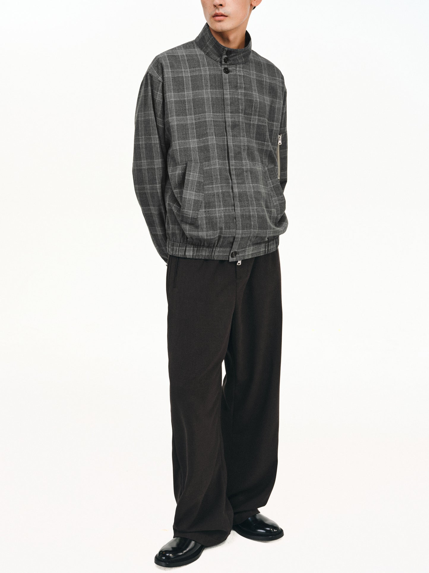 Wool Harrington Jacket