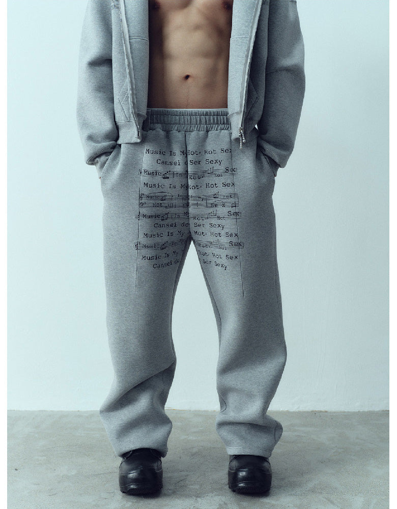 Loose Fit Air Layer Sweatshirt Set