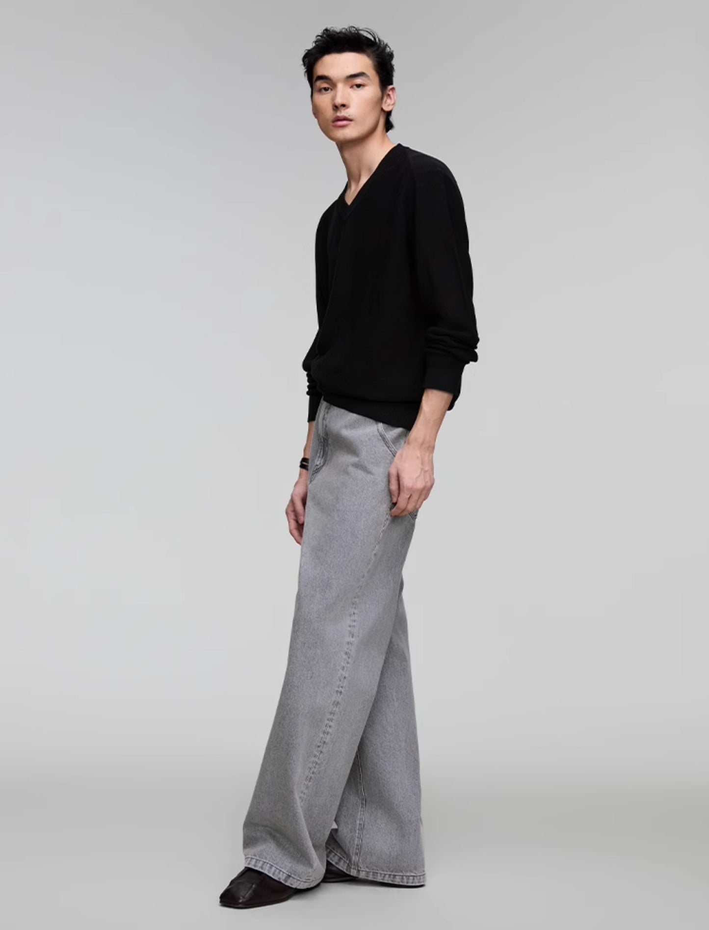 Straight Loose Denim Pants