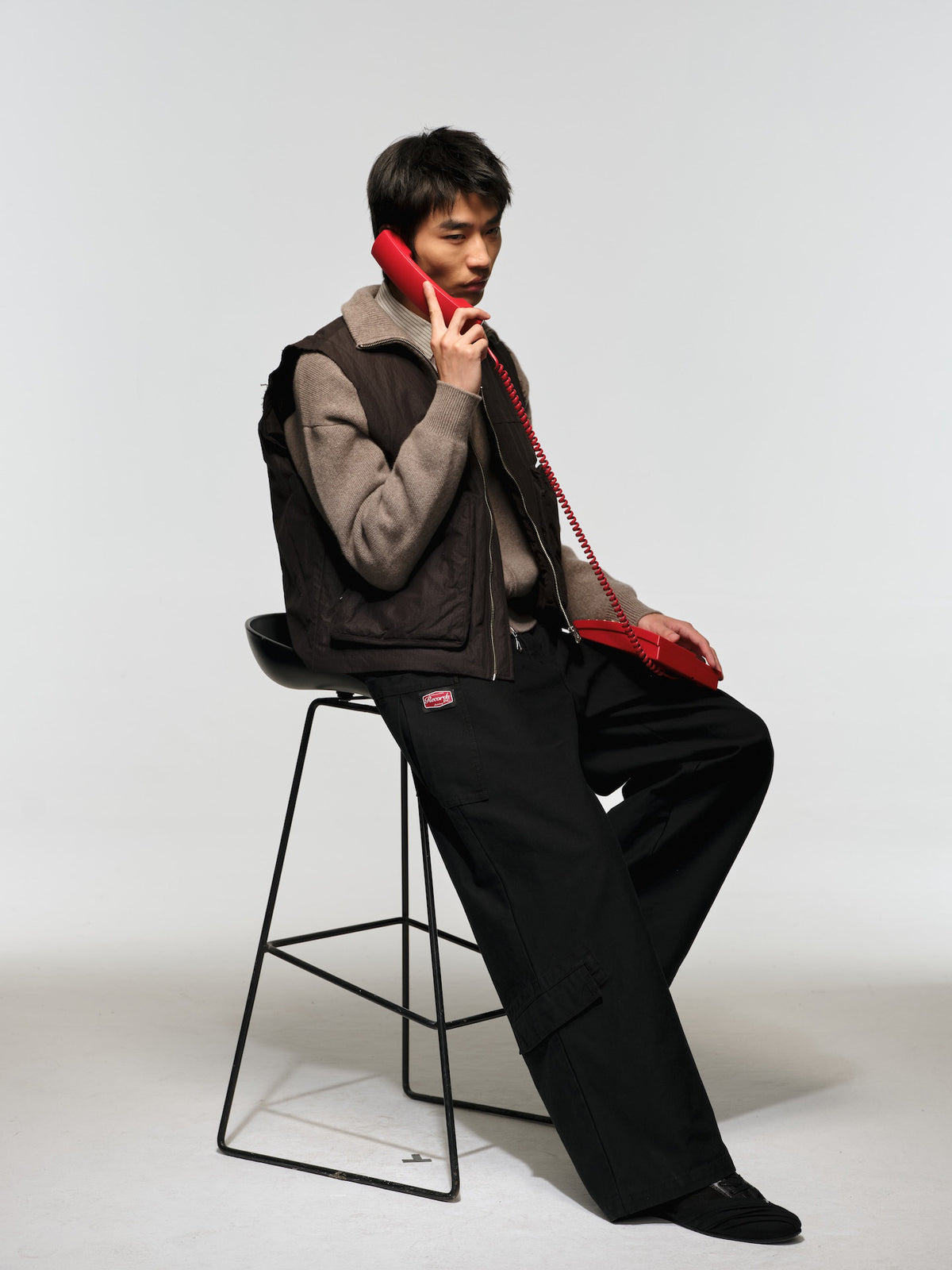 Multi-Pocket Loose-Fit Work Pants