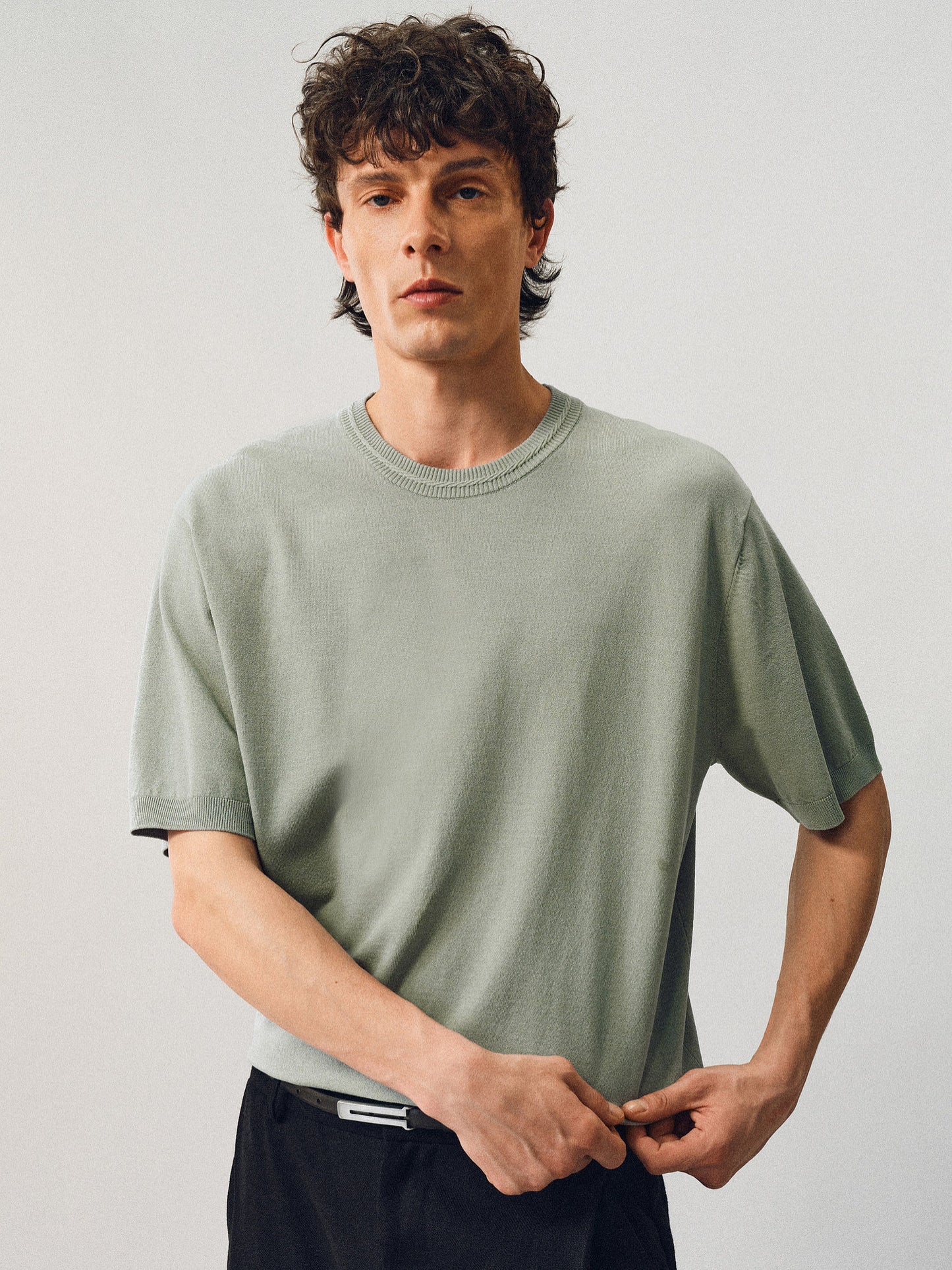 Jacquard Knit Shirt