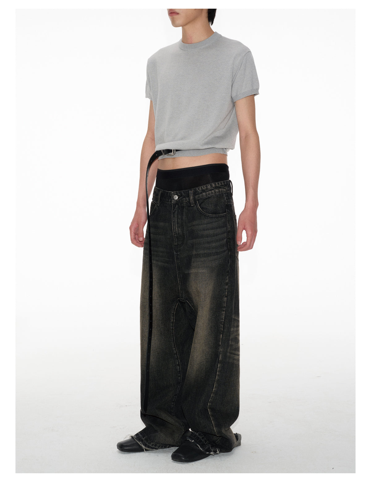 Vintage Low Crotch Jeans