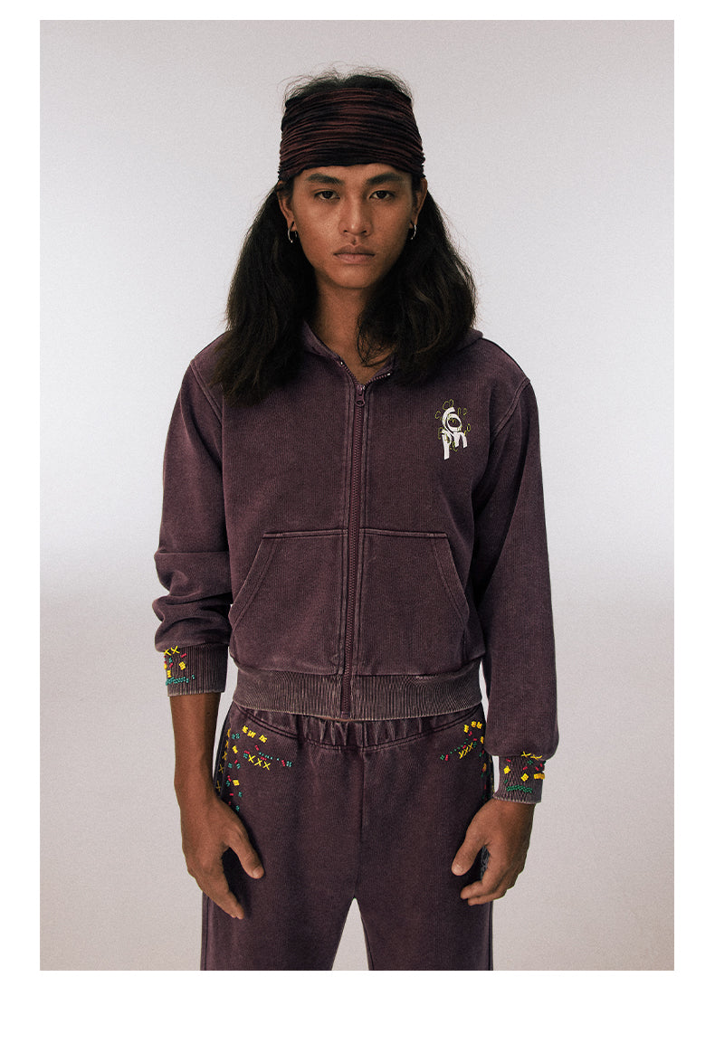 Jamaican Beads Hooded Sweatshirt