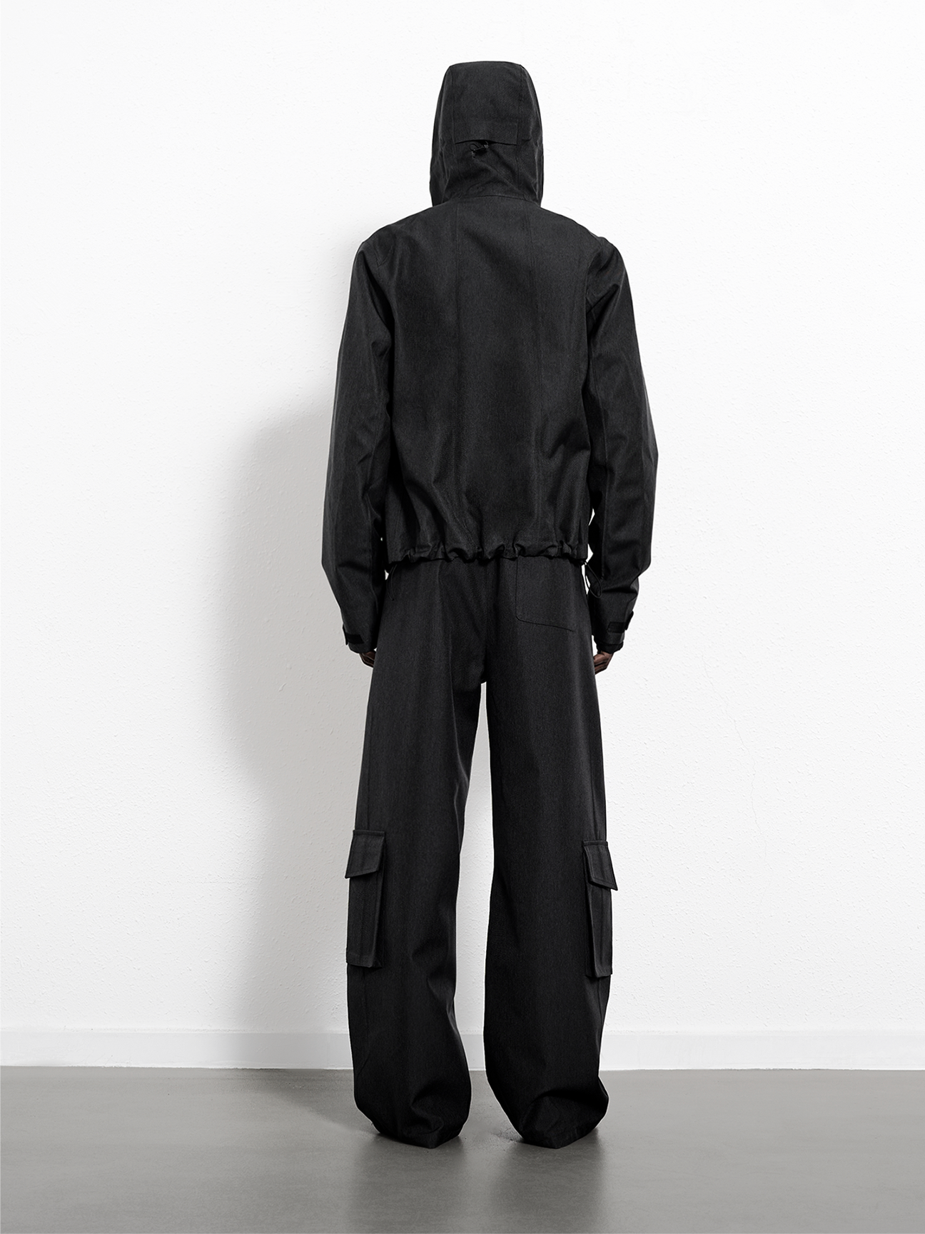 Side zipper waterproof jacket