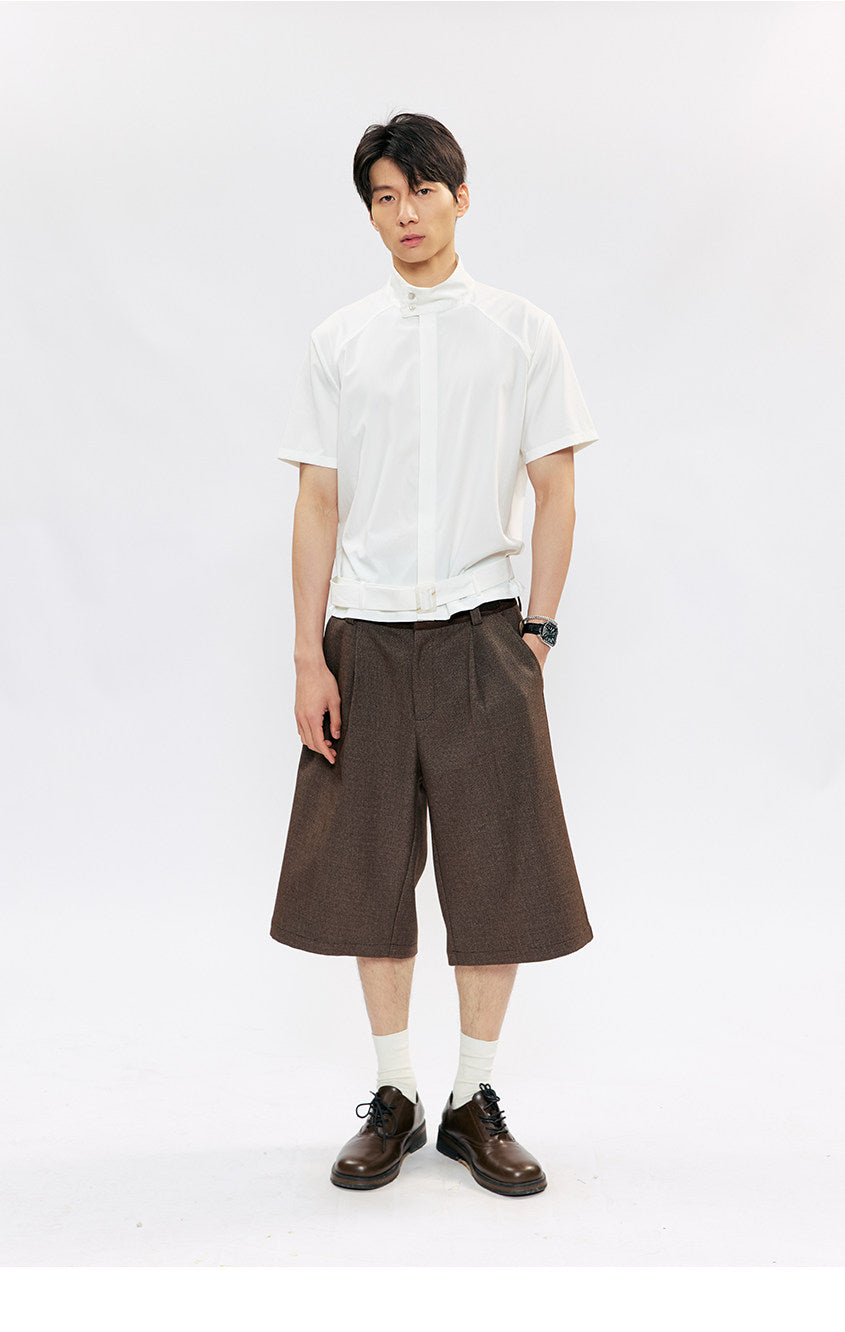 Casual Shirt with Adjustable Strap