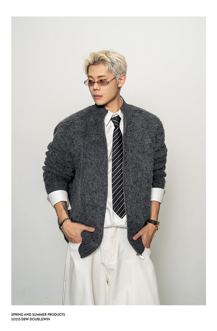 Soft Velvet Cardigan