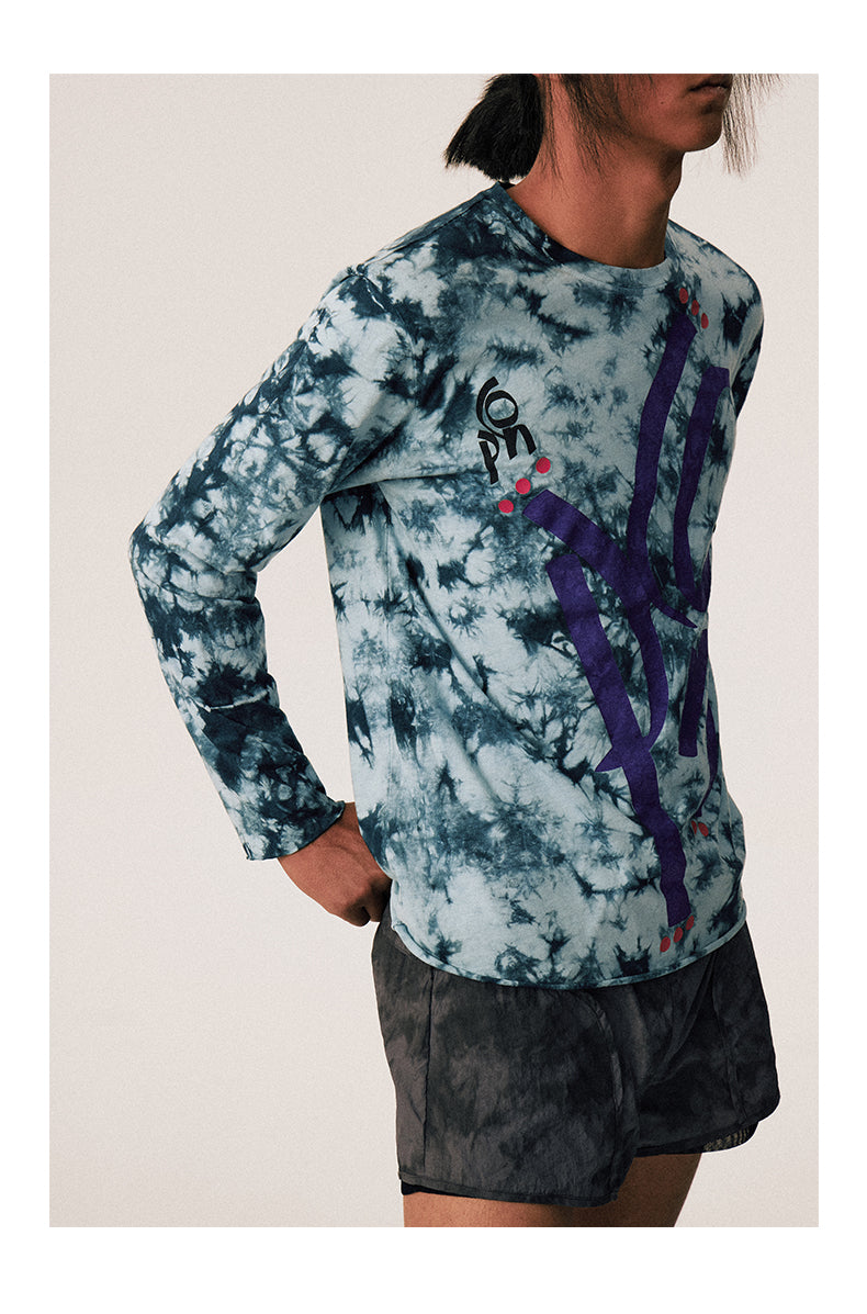 Graffiti Logo Tie-Dye T-Shirt