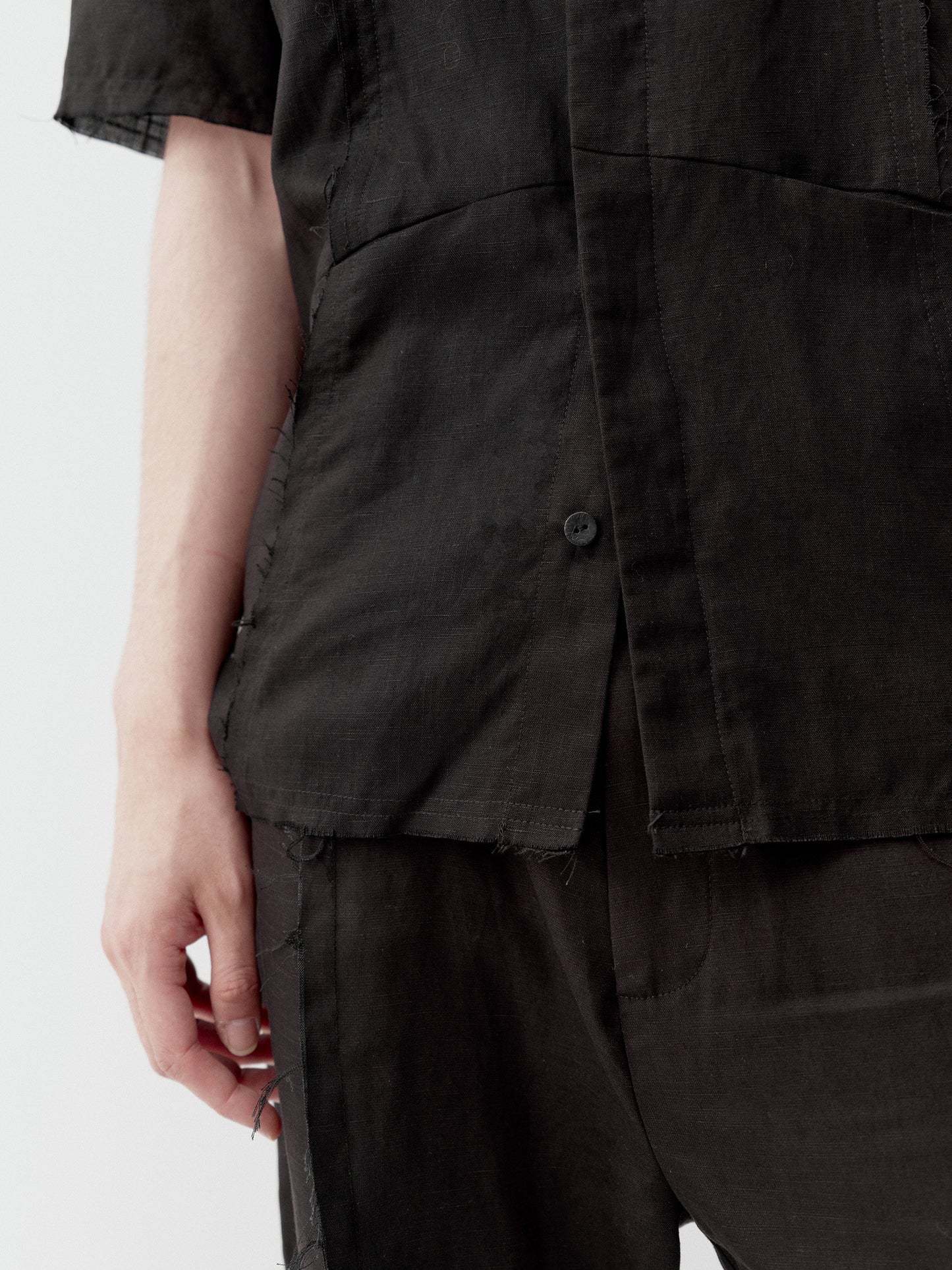 Straight-Shoulder Shirt