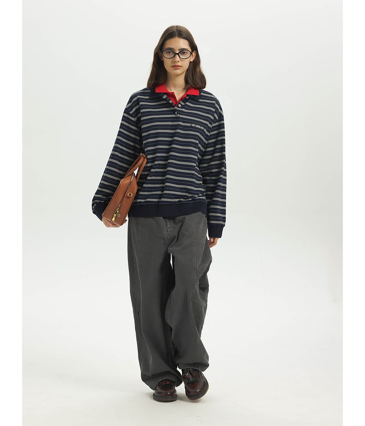 Retro College Polo Shirt