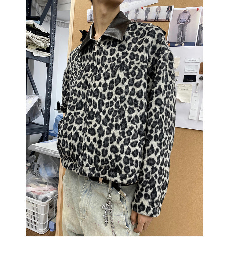 Animal World Leopard-Print Jacket