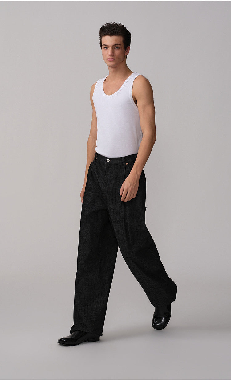 Workwear Casual Denim Pants